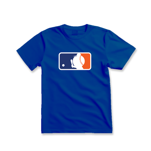 Mr. Met Logo Tee Blue